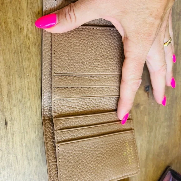 Kate Spade Taupe Leather Wallet - Picture 6 of 9